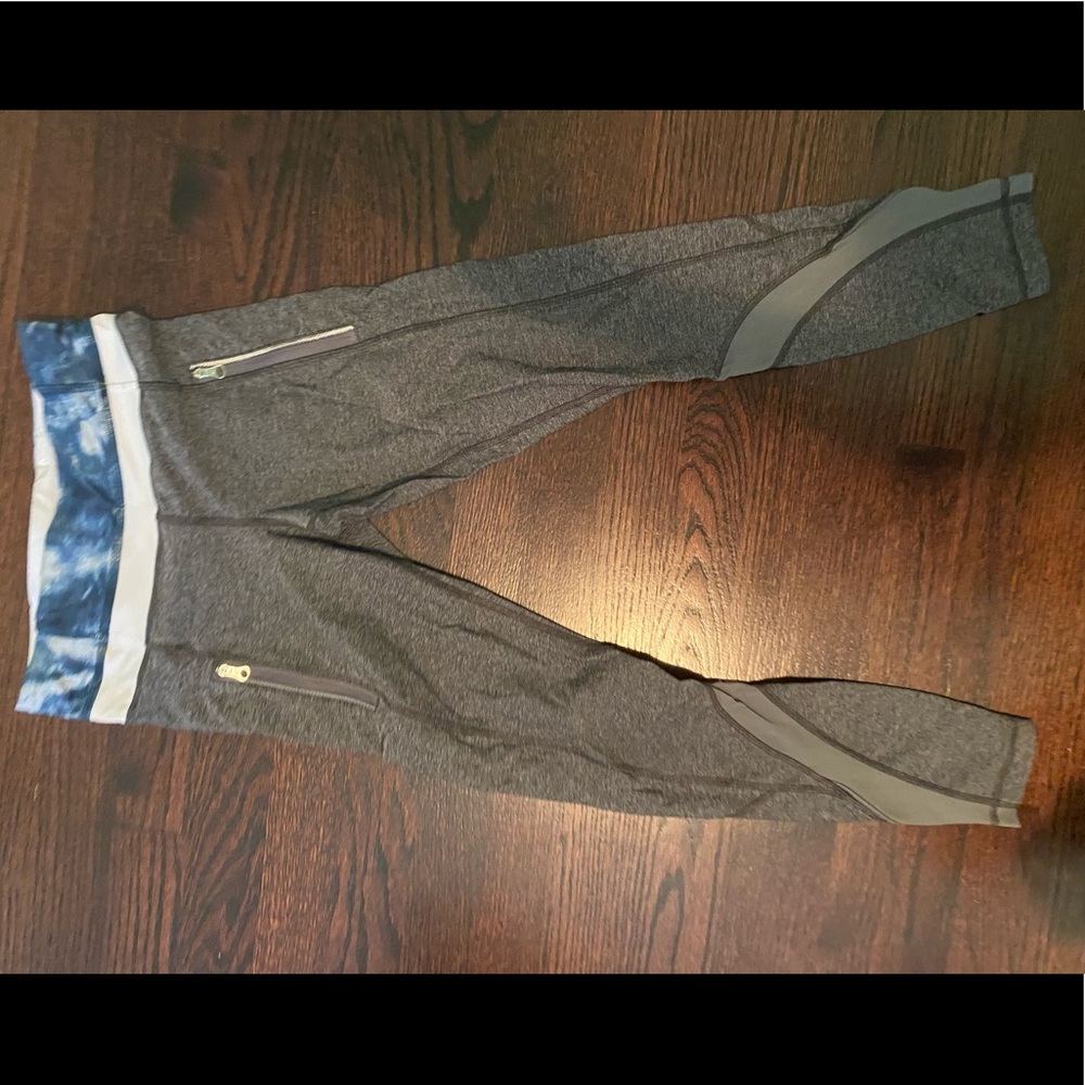 lulu leggings with tie dye band